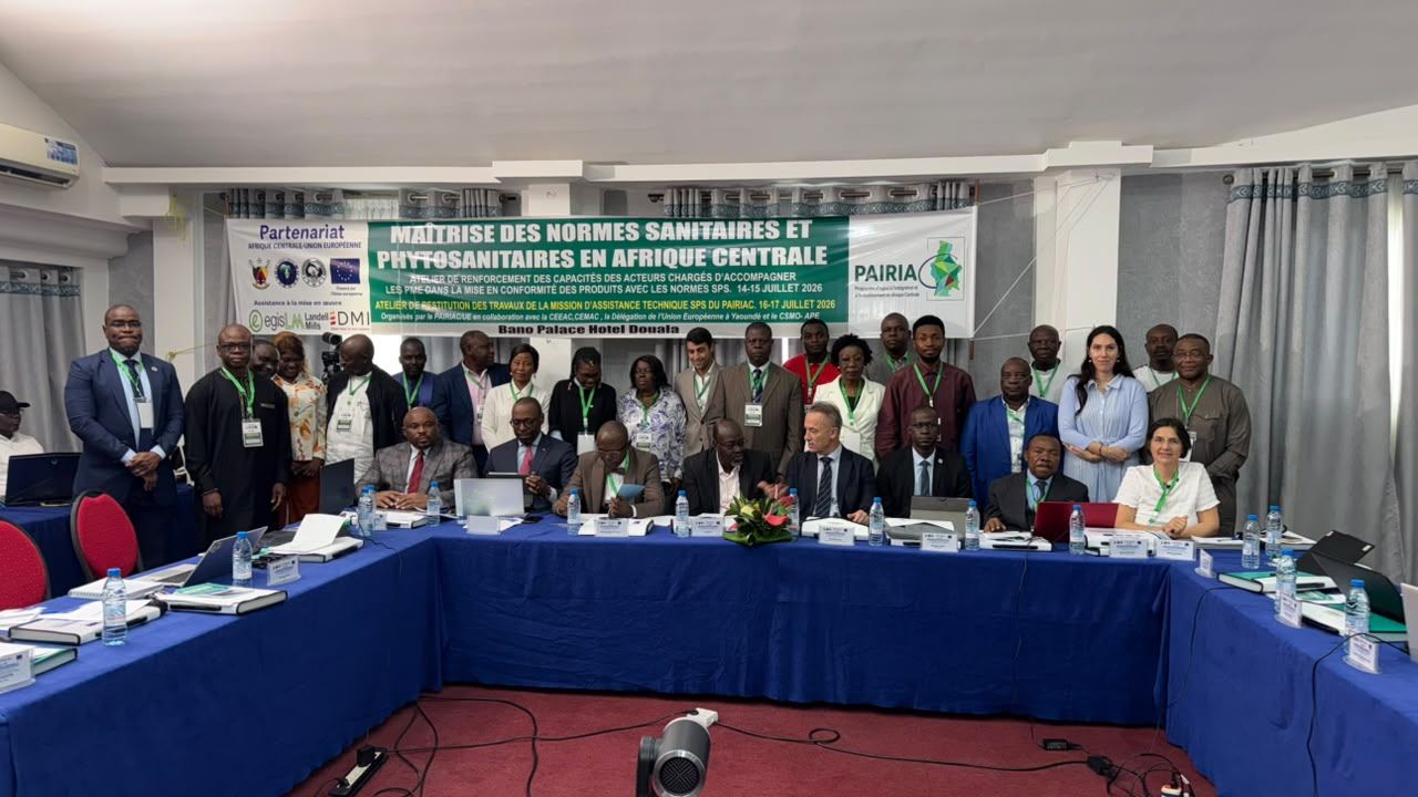 Photo de groupe des participants à l'atelier de restitution